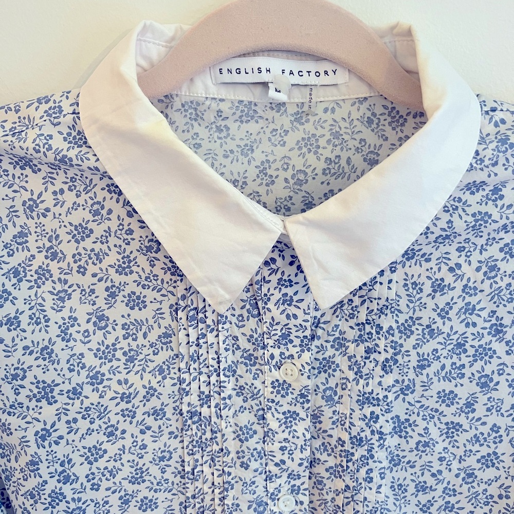 English Factory shirt dress